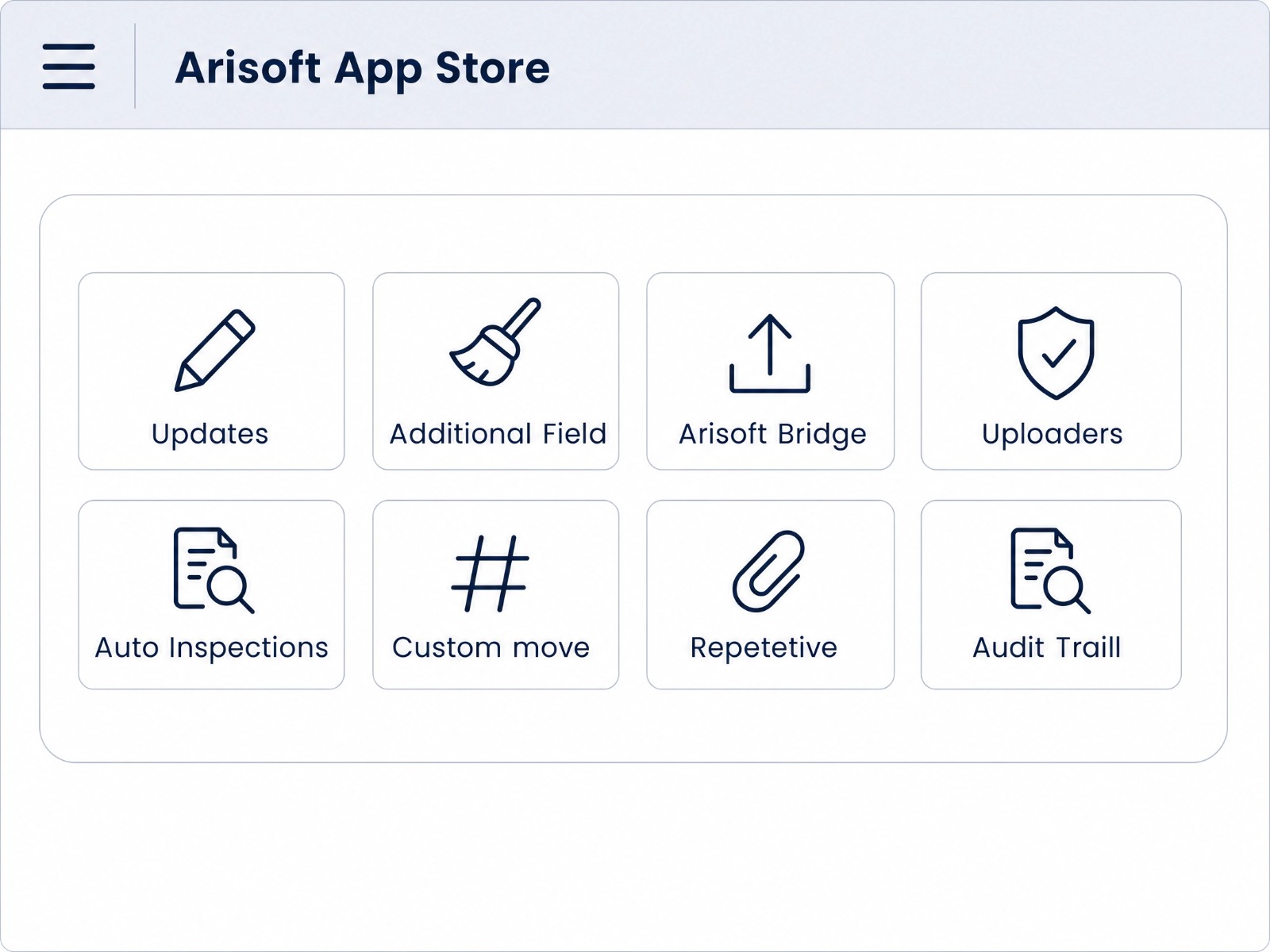 Arisoft app store